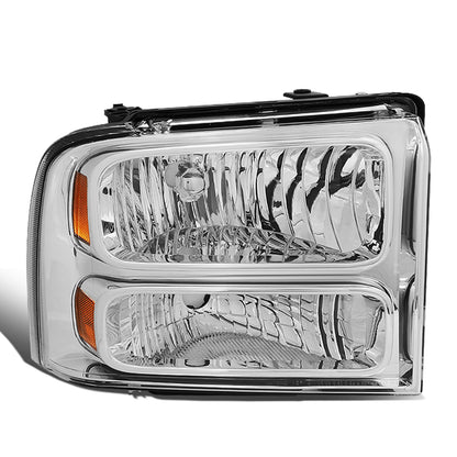 FAROS OE STYLE - 05-07 FORD F-250, F-350, F-450, F-550 SUPER DUTY - H13 HEADLIGHT / 3157A PARKING - CHROME HOUSING - RIGHT