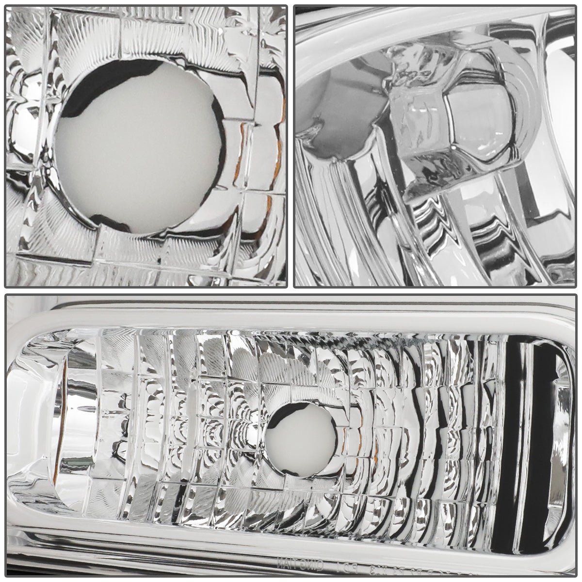 FAROS OE STYLE - 05-07 FORD F-250, F-350, F-450, F-550 SUPER DUTY - H13 HEADLIGHT / 3157A PARKING - CHROME HOUSING - RIGHT
