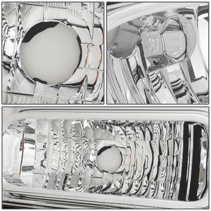 FAROS OE STYLE - 05-07 FORD F-250, F-350, F-450, F-550 SUPER DUTY - H13 HEADLIGHT / 3157A PARKING - CHROME HOUSING - RIGHT