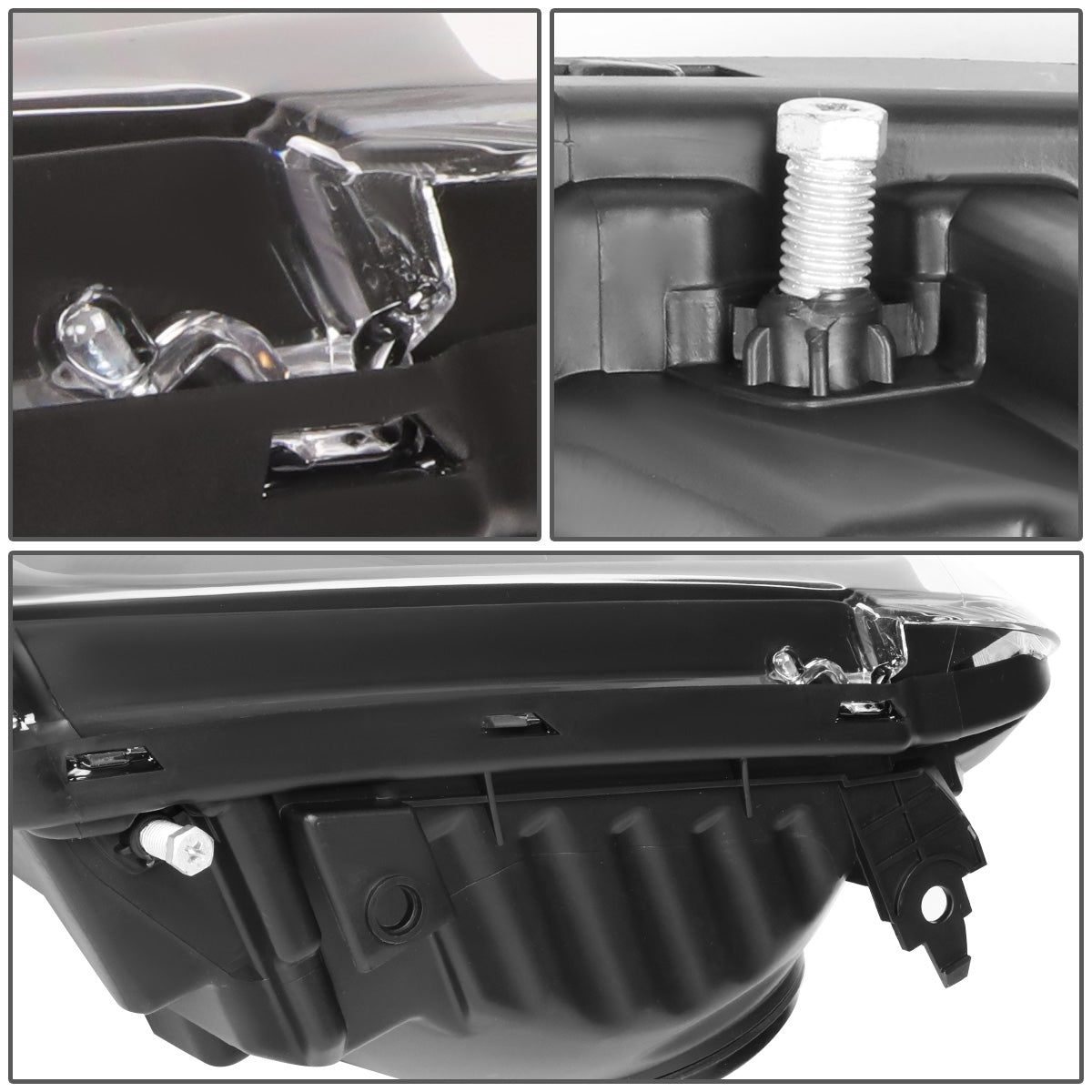 FAROS OE STYLE - 05-07 FORD F-250, F-350, F-450, F-550 SUPER DUTY - H13 HEADLIGHT / 3157A PARKING - CHROME HOUSING - RIGHT