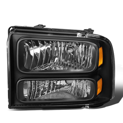FAROS OE STYLE - 05-07 FORD F-250, F-350, F-450, F-550 SUPER DUTY - H13 HEADLIGHT / 3157A PARKING - BLACK HOUSING - LEFT
