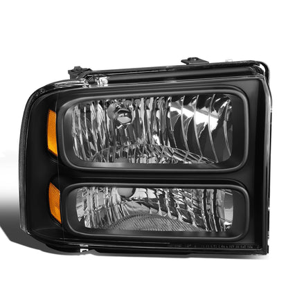 FAROS OE STYLE - 05-07 FORD F-250, F-350, F-450, F-550 SUPER DUTY - H13 HEADLIGHT / 3157A PARKING - BLACK HOUSING - RIGHT