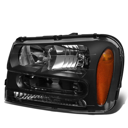 FAROS OE STYLE - 02-09 CHEVROLET TRAILBLAZER / 02-06 CHEVROLET TRAILBLAZER EXT - ONLY FITS MODELS WITH FULL LENGTH GRILL BAR - 9006 LOW BEAM / 9005 HIGH BEAM - LEFT