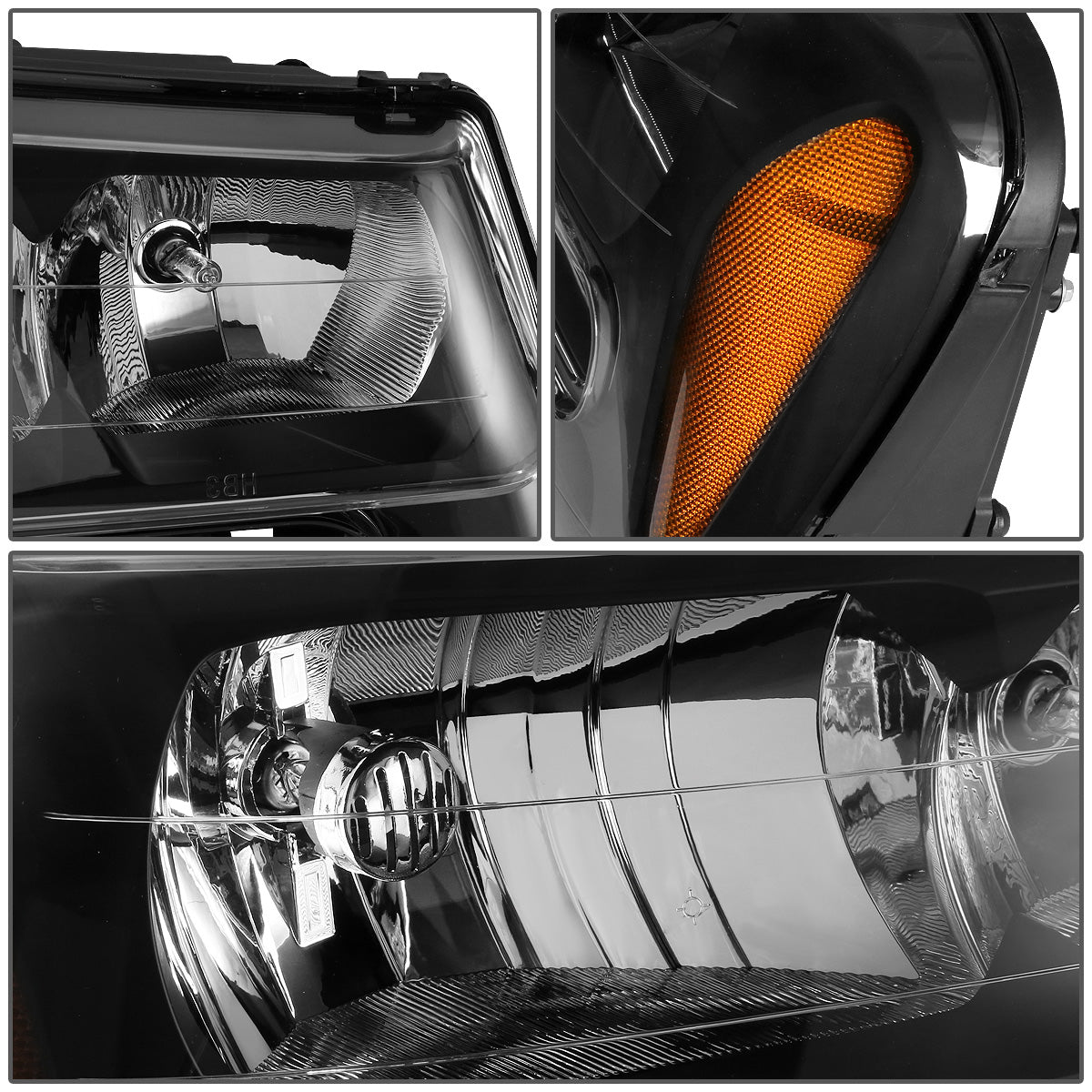 FAROS OE STYLE - 02-09 CHEVROLET TRAILBLAZER / 02-06 CHEVROLET TRAILBLAZER EXT - ONLY FITS MODELS WITH FULL LENGTH GRILL BAR - 9006 LOW BEAM / 9005 HIGH BEAM - RIGHT