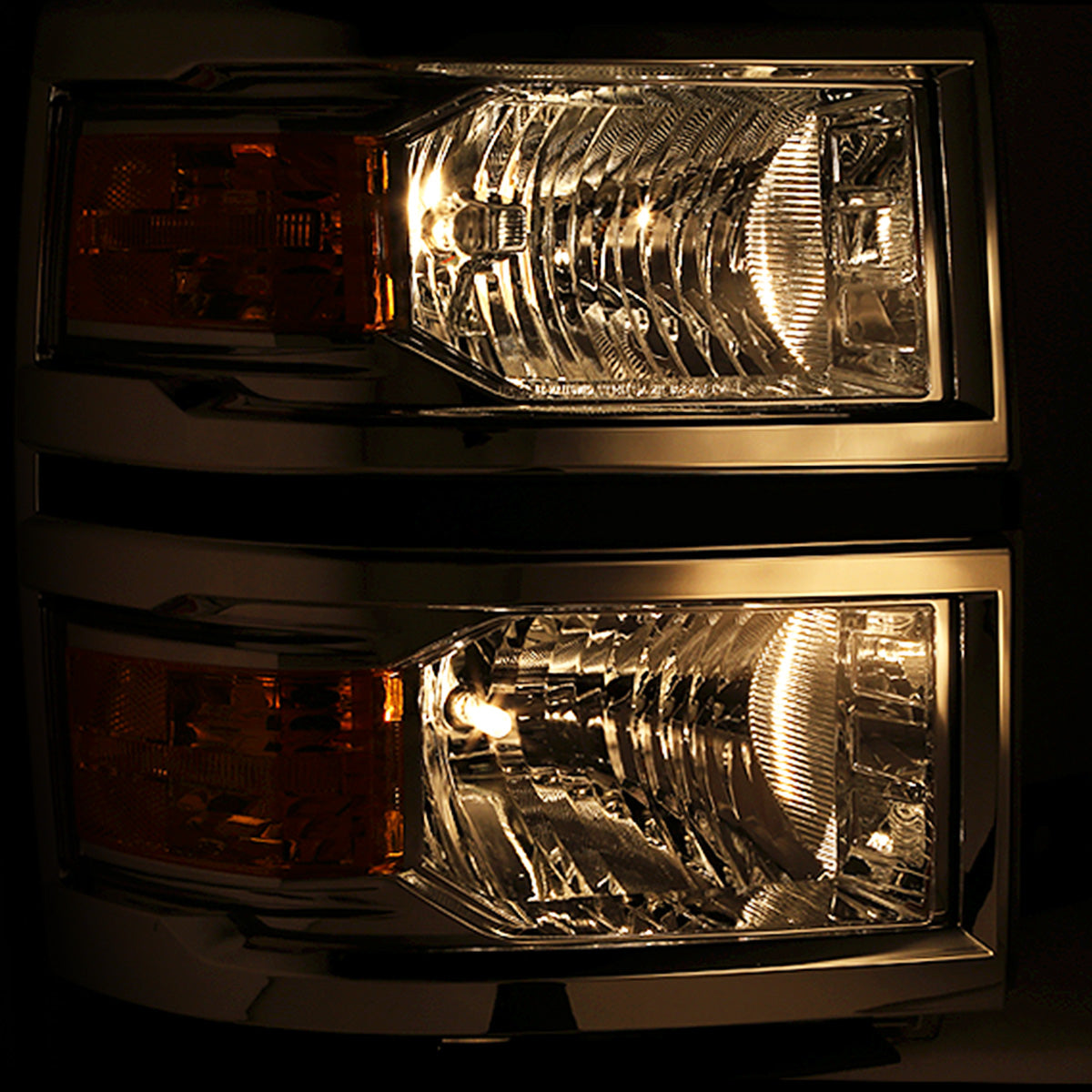FAROS OE STYLE - 14-15 CHEVROLET SILVERADO 1500 - FITS MODELS WITH HALOGEN HEADLIGHTS ONLY - H11 LOW BEAM / 9005 HIGH BEAM - RIGHT