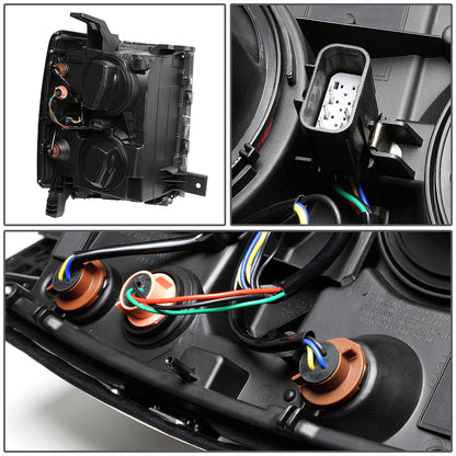 FAROS OE STYLE - 14-15 CHEVROLET SILVERADO 1500 - USES 9005 HIGH/H11 LOW BEAM BULBS - BLACK HOUSING - LEFT