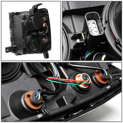 FAROS OE STYLE - 14-15 CHEVROLET SILVERADO 1500 - USES 9005 HIGH/H11 LOW BEAM BULBS - BLACK HOUSING - RIGHT