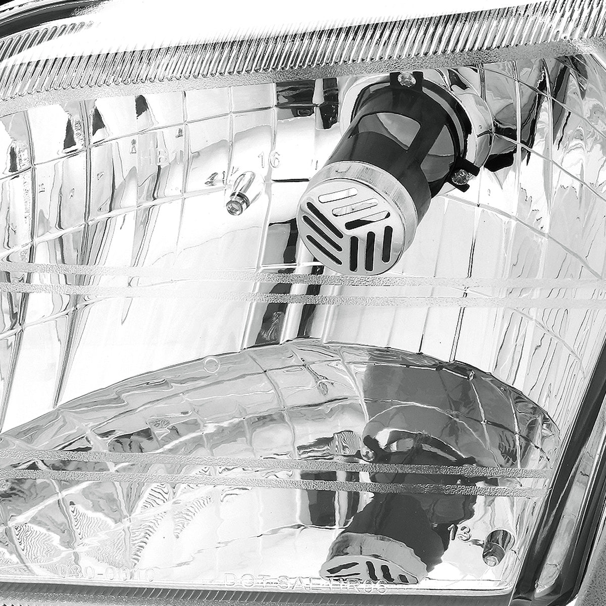 FAROS OE STYLE - 97-05 CHEVROLET VENTURE / 97-04 OLDSMOBILE SILHOUETTE / 99-05 PONTIAC MONTANA / 97-99 PONTIAC TRANS SPORT - USES 9004 / HB1 BULBS - CHROME HOUSING - LEFT