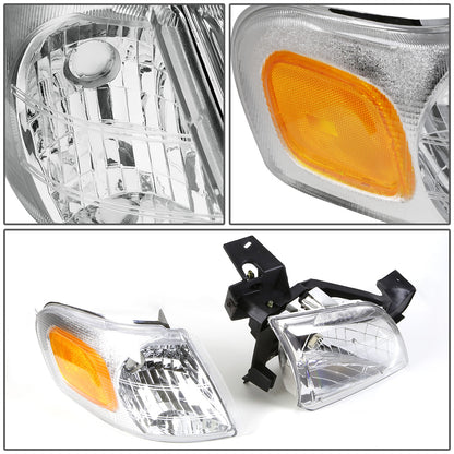 FAROS OE STYLE - 97-05 CHEVROLET VENTURE / 97-04 OLDSMOBILE SILHOUETTE / 99-05 PONTIAC MONTANA / 97-99 PONTIAC TRANS SPORT - USES 9004 / HB1 BULBS - CHROME HOUSING - RIGHT
