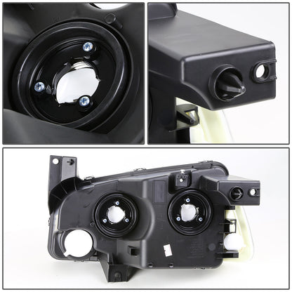 FAROS OE STYLE - 06-10 DODGE CHARGER - USES 9004 / USES 9005XS HIGH/9006XS LOW BEAM BULBS - BLACK HOUSING - RIGHT