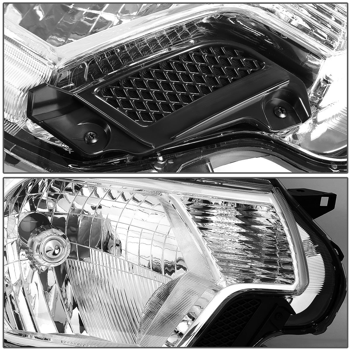 FAROS OE STYLE - 12-15 TOYOTA TACOMA - USED 9003 H4 BULBS - CHROME HOUSING - RIGHT