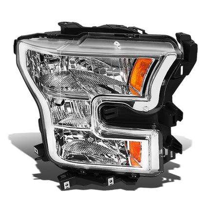 FAROS OE STYLE - 15-17 FORD F-150 - ONLY FITS MODELS W/ COMPOSITE HEADLIGHTS - H11 LOW BEAM / 9005 HIGH BEAM - CHROME HOUSING - RIGHT