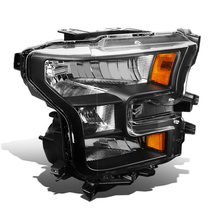 FAROS OE STYLE - 15-17 FORD F-150 - ONLY FITS MODELS W/ COMPOSITE HEADLIGHTS - H11 LOW BEAM / 9005 HIGH BEAM - BLACK HOUSING - RIGHT