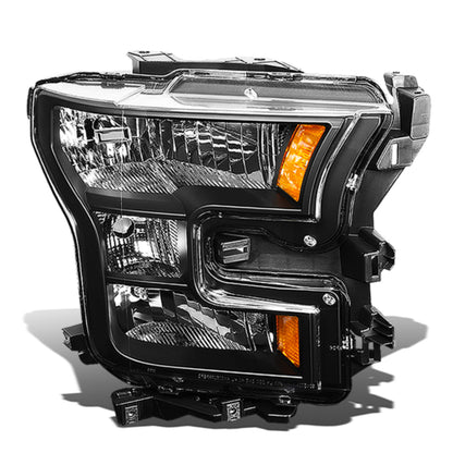 FAROS OE STYLE - 15-17 FORD F-150 - ONLY FITS MODELS W/ COMPOSITE HEADLIGHTS - H11 LOW BEAM / 9005 HIGH BEAM - BLACK HOUSING - RIGHT