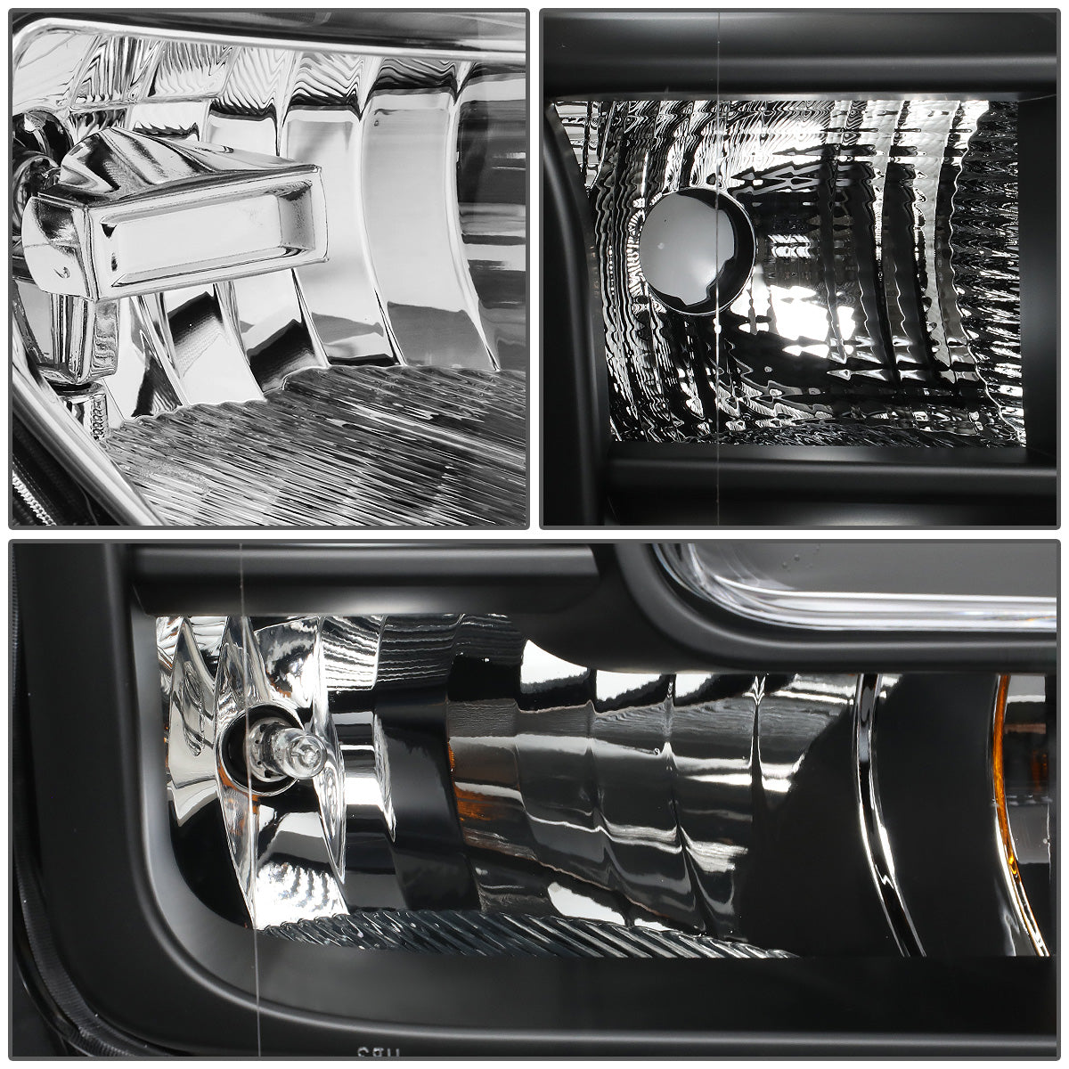 FAROS OE STYLE - 15-17 FORD F-150 - ONLY FITS MODELS W/ COMPOSITE HEADLIGHTS - H11 LOW BEAM / 9005 HIGH BEAM - BLACK HOUSING - RIGHT