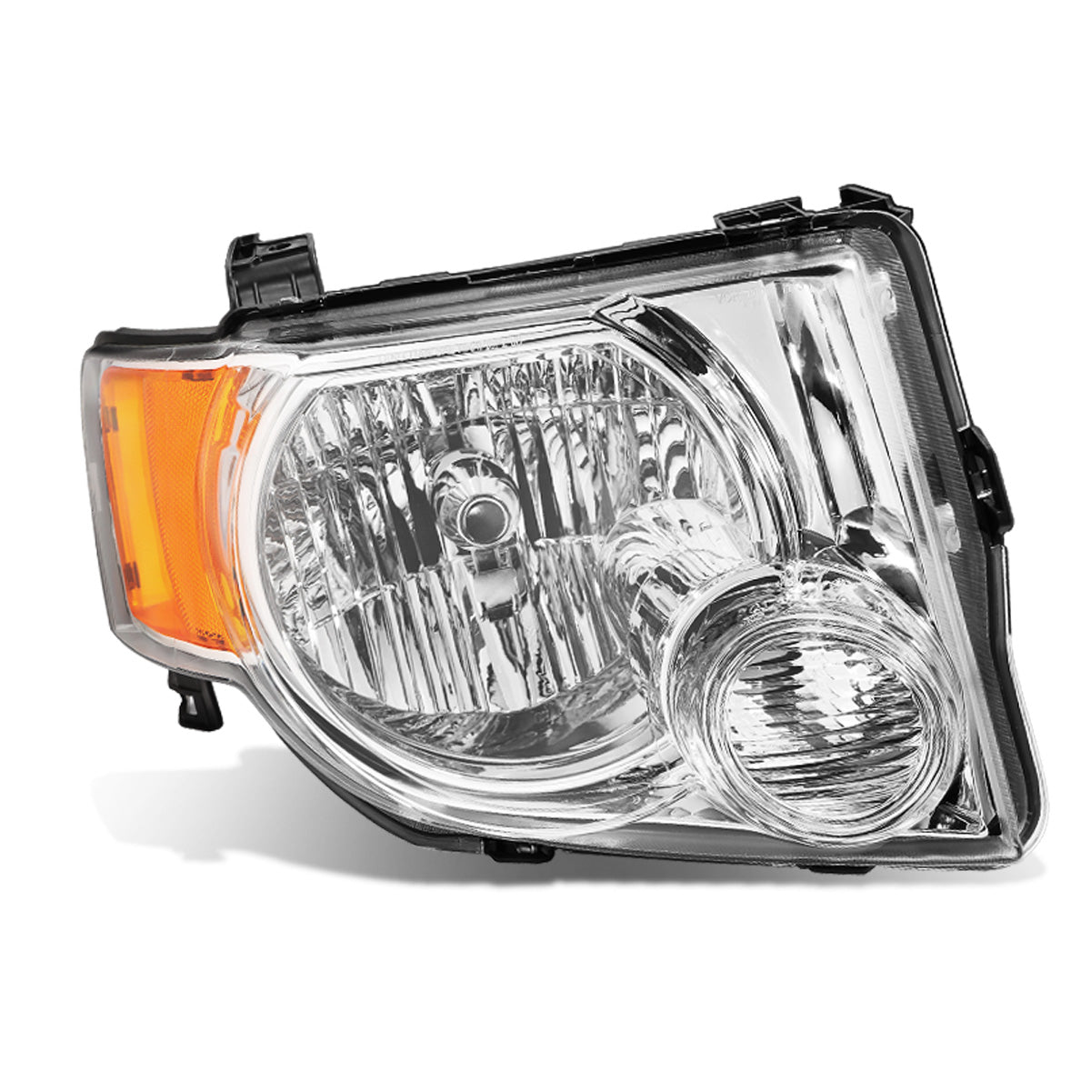 FAROS OE STYLE - 08-12 FORD ESCAPE - USES H13 HIGH/LOW BEAM BULBS - CHROME HOUSING - RIGHT