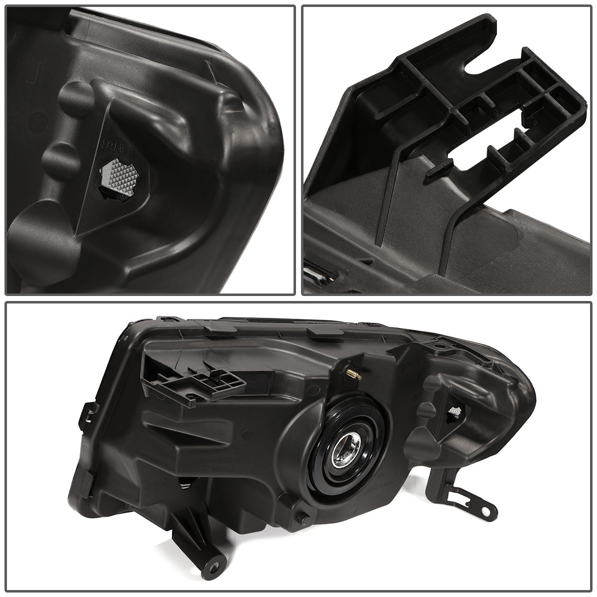 FAROS OE STYLE - 08-12 FORD ESCAPE - USES H13 HIGH/LOW BEAM BULBS - CHROME HOUSING - RIGHT