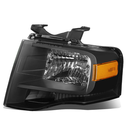 FAROS OE STYLE - 07-14 FORD EXPEDITION - H13 HEADLIGHT / 3157A PARKING - BLACK HOUSING - LEFT