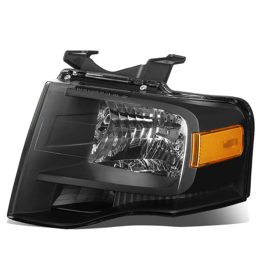 FAROS OE STYLE - 07-14 FORD EXPEDITION - H13 HEADLIGHT / 3157A PARKING - BLACK HOUSING - LEFT