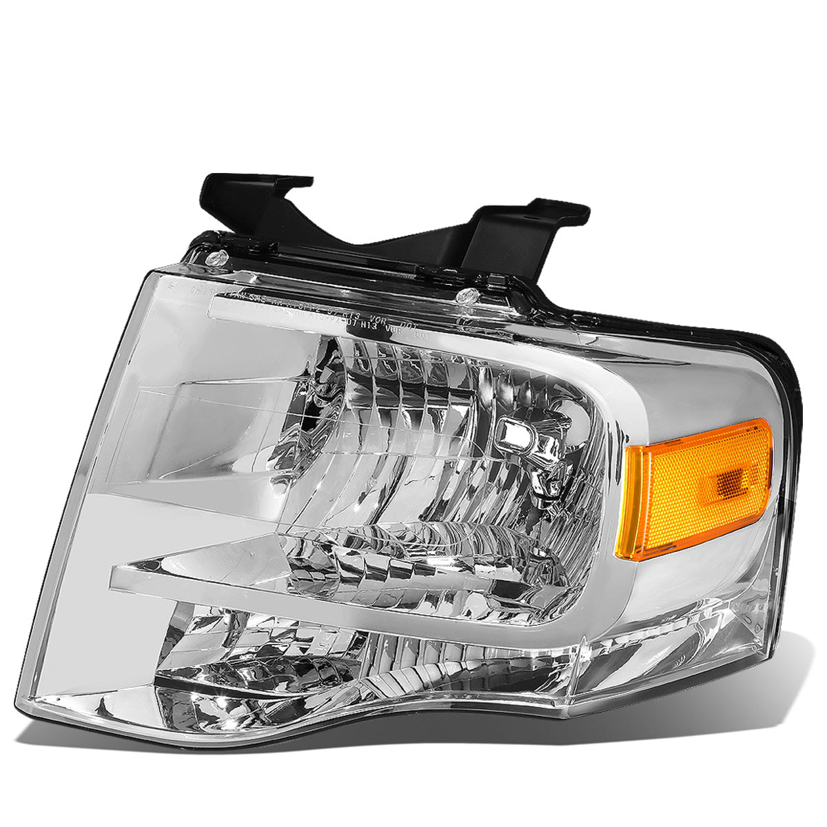 FAROS OE STYLE - 07-14 FORD EXPEDITION - H13 HEADLIGHT / 3157A PARKING - CHROME HOUSING - LEFT