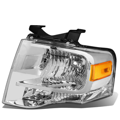 FAROS OE STYLE - 07-14 FORD EXPEDITION - H13 HEADLIGHT / 3157A PARKING - CHROME HOUSING - LEFT