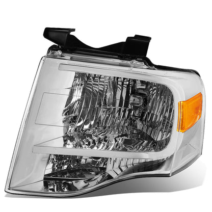 FAROS OE STYLE - 07-14 FORD EXPEDITION - H13 HEADLIGHT / 3157A PARKING - CHROME HOUSING - LEFT