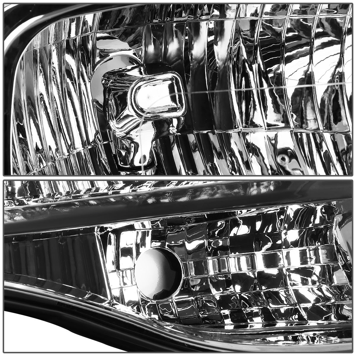 FAROS OE STYLE - 07-14 FORD EXPEDITION - H13 HEADLIGHT / 3157A PARKING - CHROME HOUSING - RIGHT