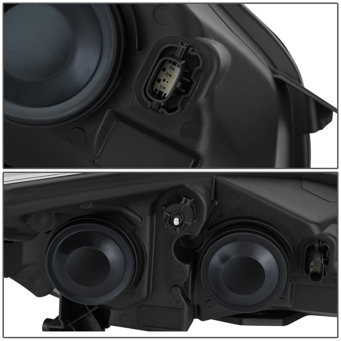 FAROS OE STYLE - 13-16 FORD ESCAPE - WITH FACTORY HALOGEN HEADLAMPS - H11 LOW / 9005 HIGH / 168 MARKER / 7440 TURN SIGNAL - CHROME HOUSING - LEFT