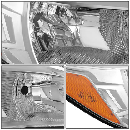 FAROS OE STYLE - 13-16 FORD ESCAPE - WITH FACTORY HALOGEN HEADLAMPS - H11 LOW / 9005 HIGH / 168 MARKER / 7440 TURN SIGNAL - CHROME HOUSING - RIGHT