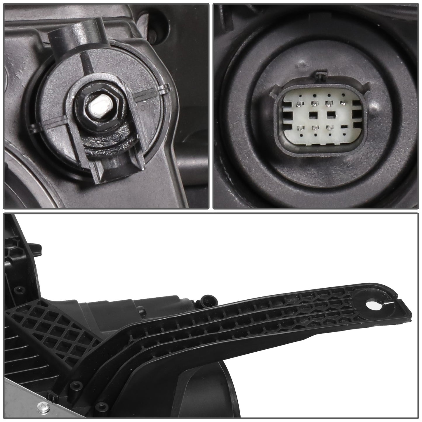 FAROS OE STYLE - 15-20 CHEVY TAHOE / 15-20 CHEVY SUBURBAN / 16-19 CHEVY SUBURBAN 3500HD - USES 9005 HIGH/H7 LOW BEAM BULBS - BLACK HOUSING - LEFT