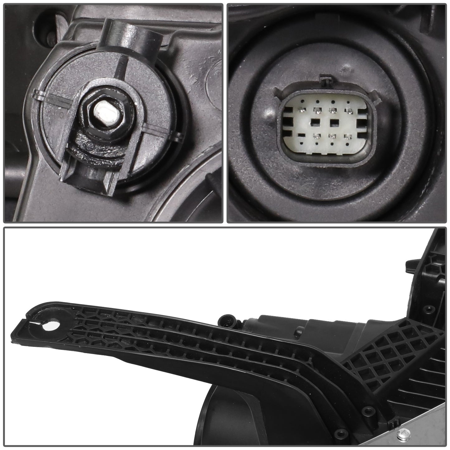 FAROS OE STYLE - 15-20 CHEVY TAHOE / 15-20 CHEVY SUBURBAN / 16-19 CHEVY SUBURBAN 3500HD - USES 9005 HIGH/H7 LOW BEAM BULBS - BLACK HOUSING - RIGHT