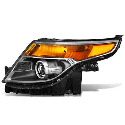 FAROS OE STYLE - 11-15 FORD EXPLORER - USES H7 HIGH/LOW BEAM BULBS - BLACK HOUSING - LEFT