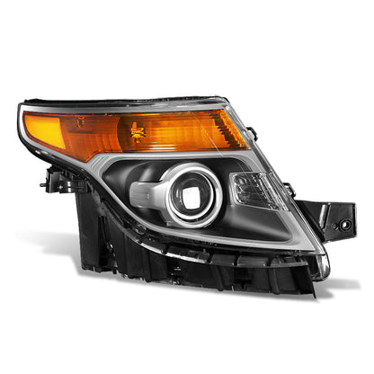 FAROS OE STYLE - 11-15 FORD EXPLORER - USES H7 HIGH/LOW BEAM BULBS - BLACK HOUSING - RIGHT