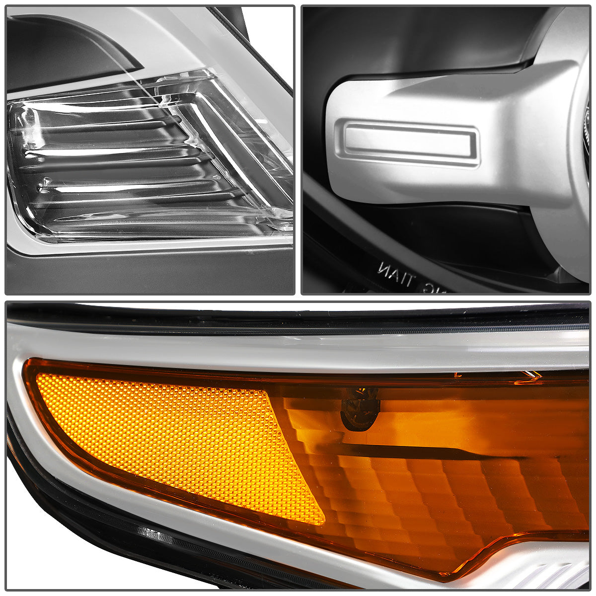 FAROS OE STYLE - 11-15 FORD EXPLORER - USES H7 HIGH/LOW BEAM BULBS - BLACK HOUSING - RIGHT