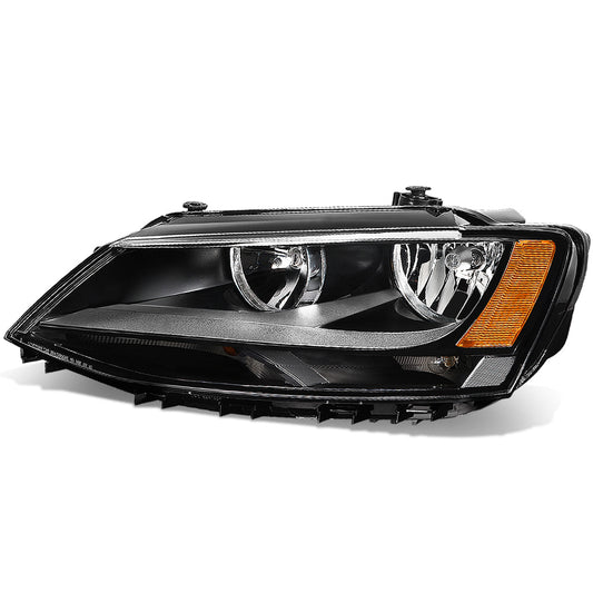 FAROS OE STYLE - 11-18 VOLKSWAGEN JETTA 4-DOOR SEDAN - FITS MODELS W/ HALOGEN HEADLIGHTS ONLY - USES H7 HIGH/LOW BEAM BULBS - LEFT