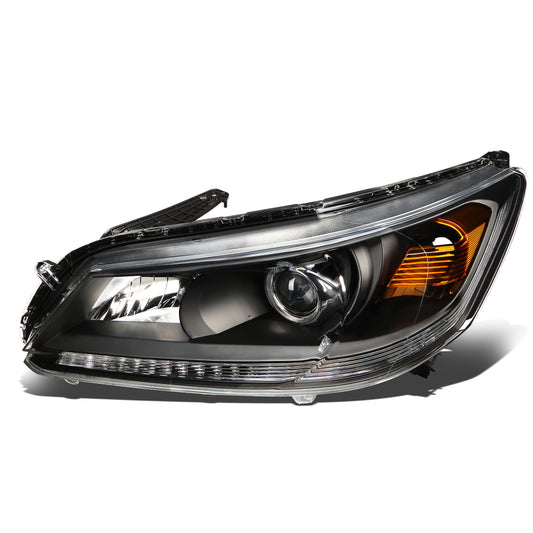 FAROS OE STYLE - 13-15 HONDA ACCORD 4-DOOR - DOES NOT FIT EX-L / TOURING MODELS W/ LED DRL - USES 9005 HIGH/H11 LOW BEAM BULBS - LEFT