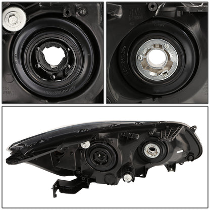 FAROS OE STYLE - 13-15 HONDA ACCORD 4-DOOR - DOES NOT FIT EX-L / TOURING MODELS W/ LED DRL - USES 9005 HIGH/H11 LOW BEAM BULBS - LEFT