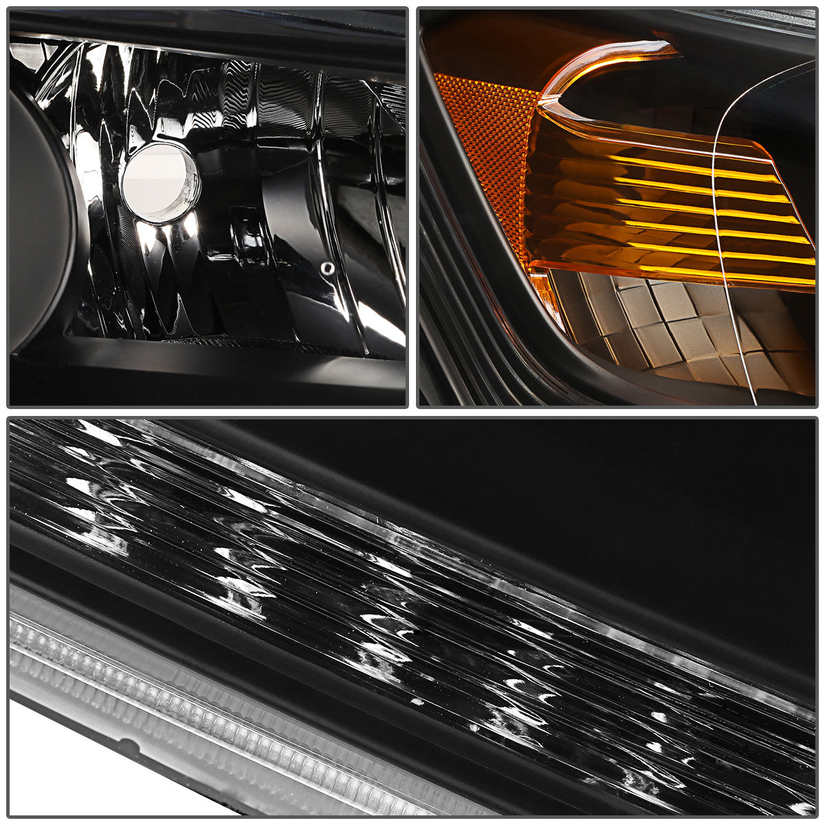 FAROS OE STYLE - 13-15 HONDA ACCORD 4-DOOR - DOES NOT FIT EX-L / TOURING MODELS W/ LED DRL - USES 9005 HIGH/H11 LOW BEAM BULBS - RIGHT