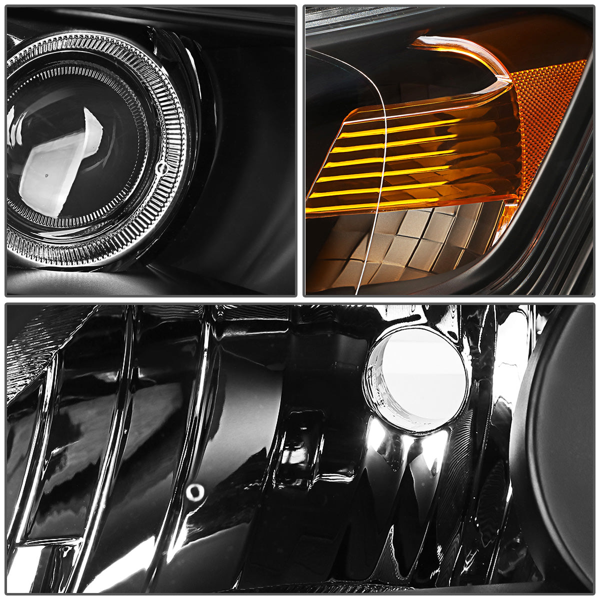 FAROS OE STYLE - 13-15 HONDA ACCORD 4-DOOR EX-L V-6; TOURING; SEDAN; HALOGEN - W/ LED DAYTIME RUNNING LIGHTS - USES 9005 HIGH/H11 LOW BEAM BULBS - LEFT