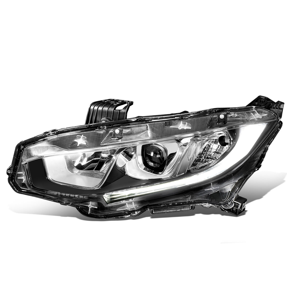 FAROS OE STYLE - 16-20 HONDA CIVIC - FITS MODELS W/ HALOGEN HEADLIGHTS ONLY - H11 LOW BEAM / 9005 HIGH BEAM - LEFT