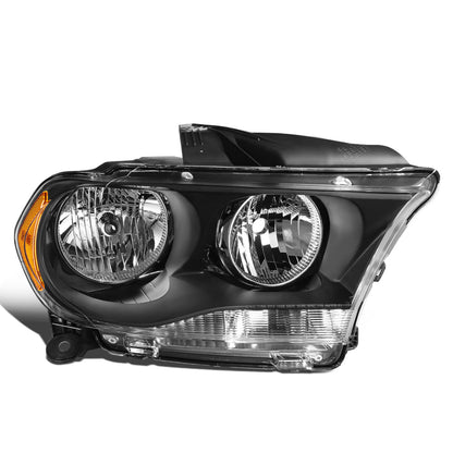 FAROS OE STYLE - 11-13 DODGE DURANGO - ONLY FITS MODELS W/ HALOGEN HEADLIGHTS - H11 LOW BEAM / 9005 HIGH BEAM - BLACK HOUSING - RIGHT