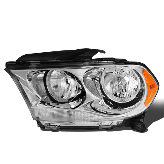 FAROS OE STYLE - 11-13 DODGE DURANGO - ONLY FITS MODELS W/ HALOGEN HEADLIGHTS - H11 LOW BEAM / 9005 HIGH BEAM - CHROME HOUSING - LEFT