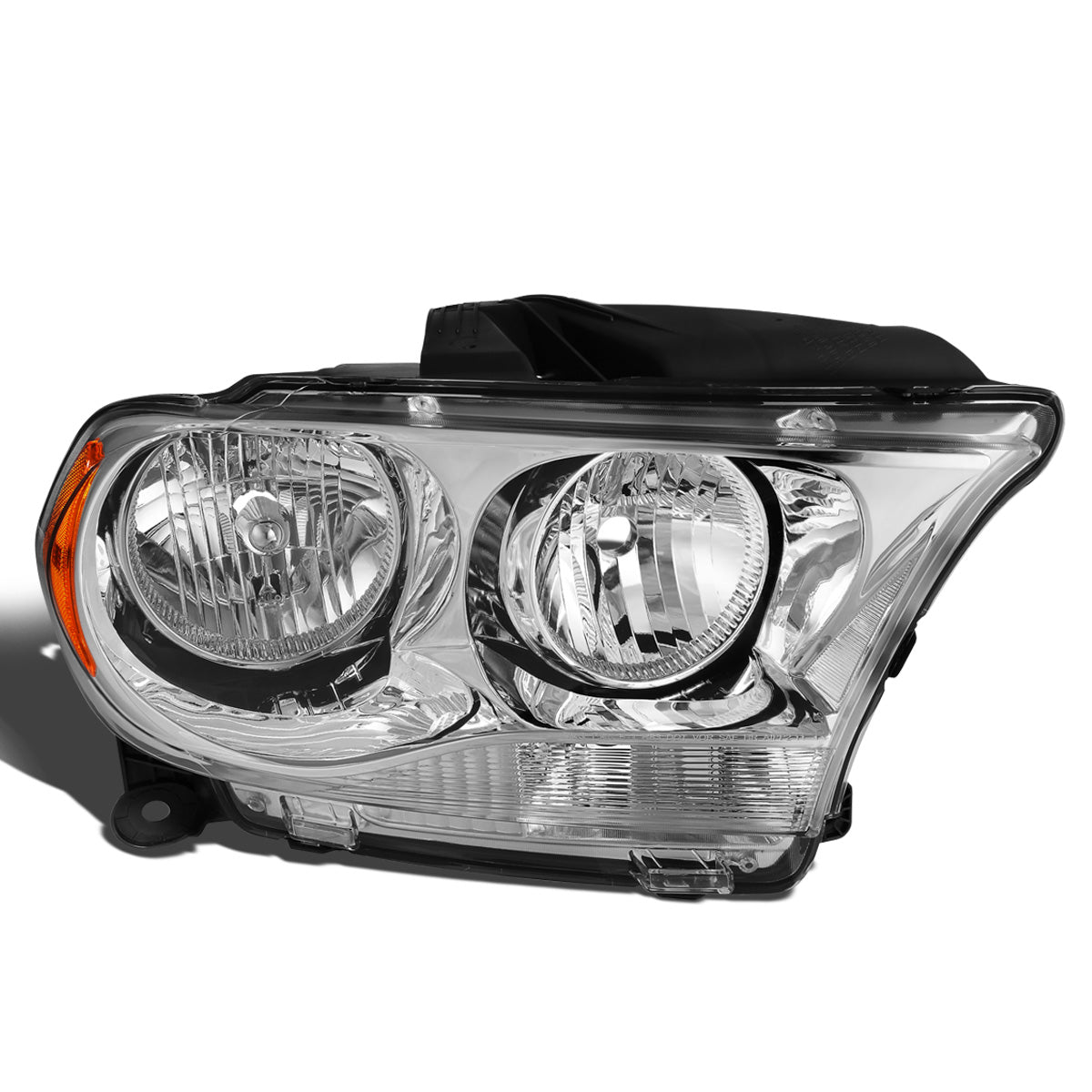 FAROS OE STYLE - 11-13 DODGE DURANGO - ONLY FITS MODELS W/ HALOGEN HEADLIGHTS - H11 LOW BEAM / 9005 HIGH BEAM - CHROME HOUSING - RIGHT