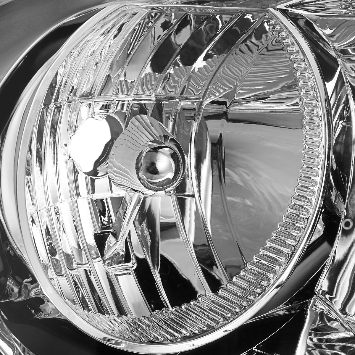 FAROS OE STYLE - 11-13 DODGE DURANGO - ONLY FITS MODELS W/ HALOGEN HEADLIGHTS - H11 LOW BEAM / 9005 HIGH BEAM - CHROME HOUSING - RIGHT