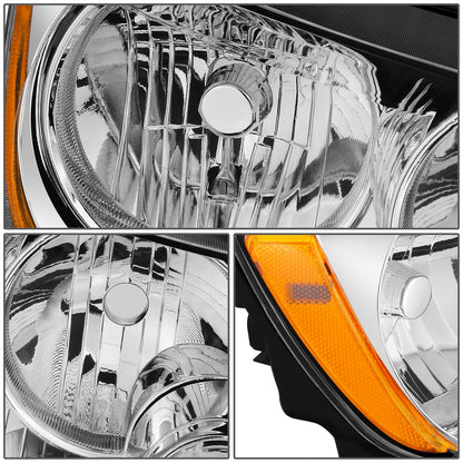 FAROS OE STYLE - 11-13 JEEP GRAND CHEROKEE - H11 LOW / 9005 HIGH / 12961 MARKER / 7443NA TURN SIGNAL - CHROME HOUSING - RIGHT