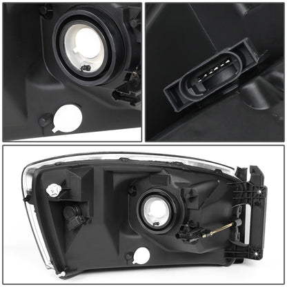 FAROS OE STYLE - 07-08 DODGE RAM 1500 PICKUP / 07-09 DODGE RAM 2500 PICKUP / 07-10 DODGE RAM 3500 PICKUP / 08-10 DODGE RAM 4500 / 08-10 DODGE RAM 5500 - FITS MODELS WITHOUT QUAD HEADLAMPS - H13 HEADLIGHT / 3157A PARKING - LEFT