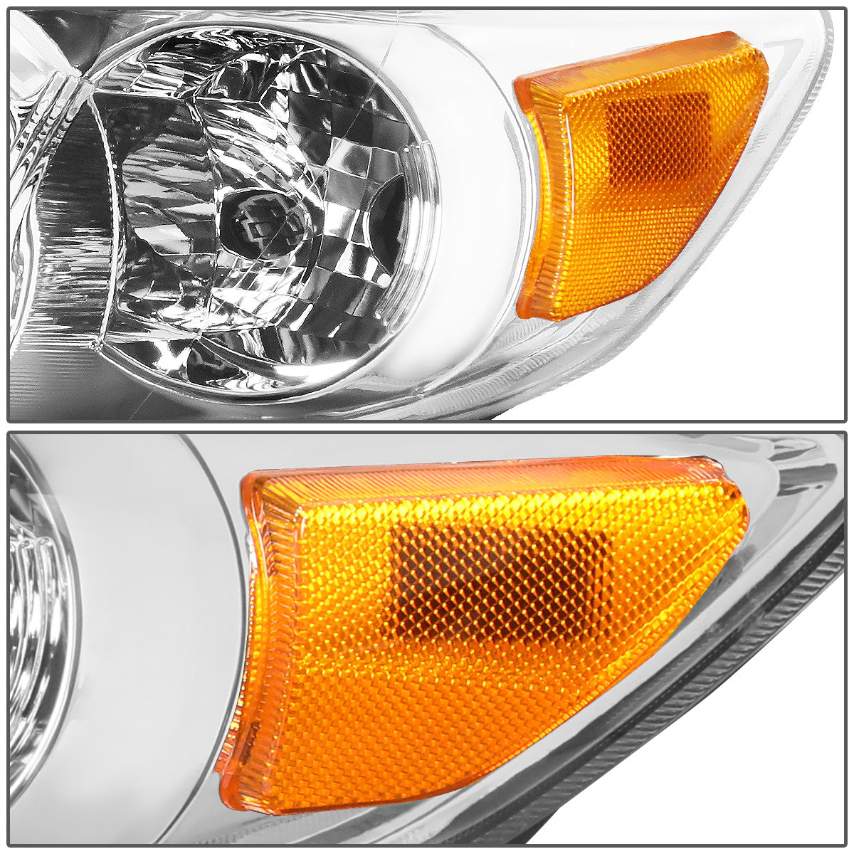 FAROS OE STYLE - 11-13 TOYOTA COROLLA SEDAN - 9005 HIGH BEAM / 9006 LOW BEAM / 3457A SIGNAL - LEFT