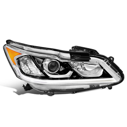 FAROS OE STYLE - 16-17 HONDA ACCORD SEDAN - FITS EX EX-L SE SPORT MODELS W/ HALOGEN HEADLIGHTS & LED DRL - H11 LOW / 9005 HIGH / 7444NA SIGNAL - RIGHT