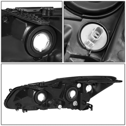 FAROS OE STYLE - 16-17 HONDA ACCORD SEDAN - FITS EX EX-L SE SPORT MODELS W/ HALOGEN HEADLIGHTS & LED DRL - H11 LOW / 9005 HIGH / 7444NA SIGNAL - RIGHT