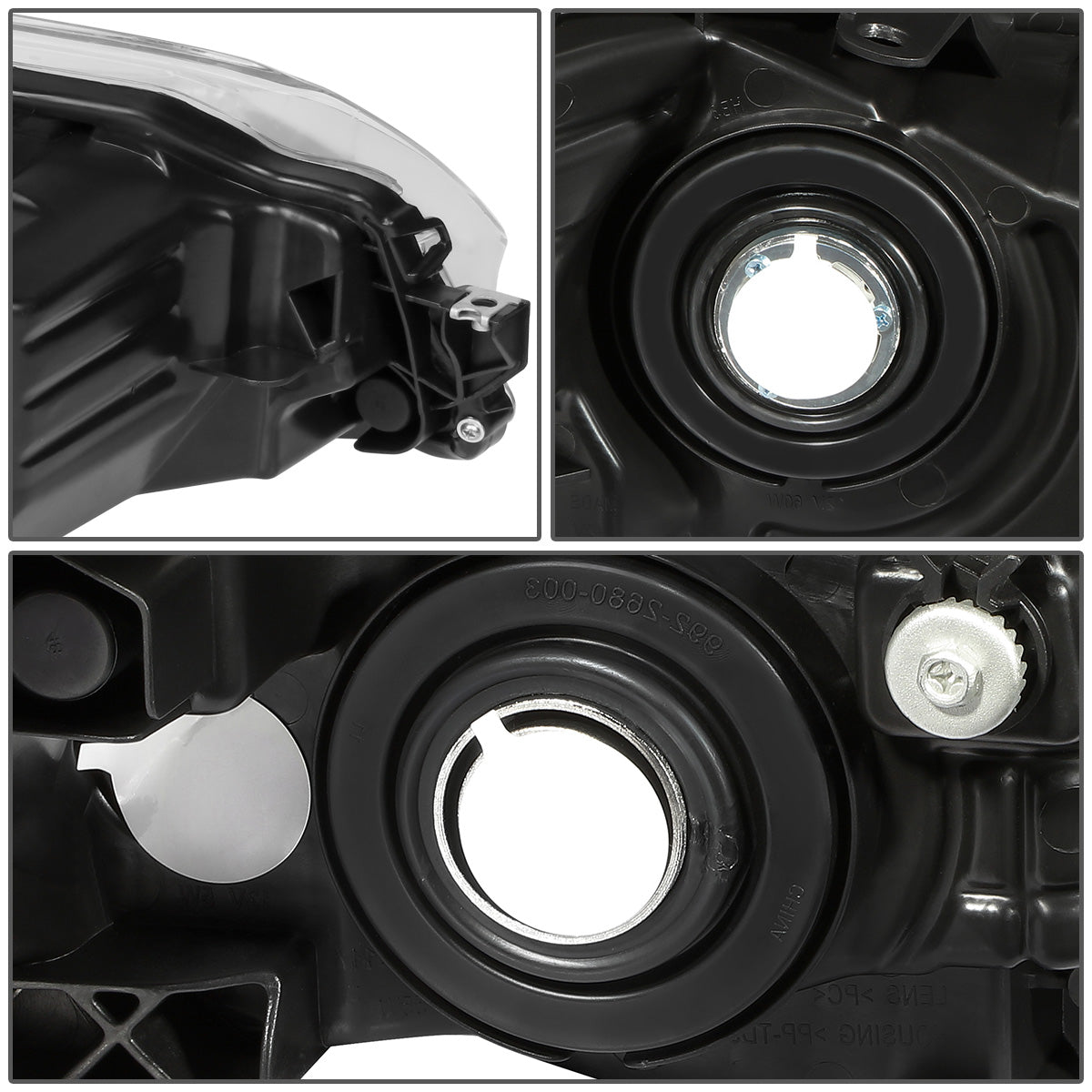 FAROS OE STYLE - 15-17 TOYOTA CAMRY - FITS MODELS W/ HALOGEN HEADLIGHTS - 9005 HIGH BEAM / H11 LOW BEAM / 7444NA SIGNAL - LEFT